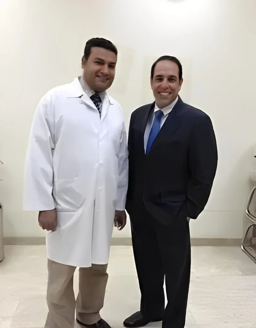 Visiting with the chief of diabetic foot care at Amiri Hospital in Kuwait