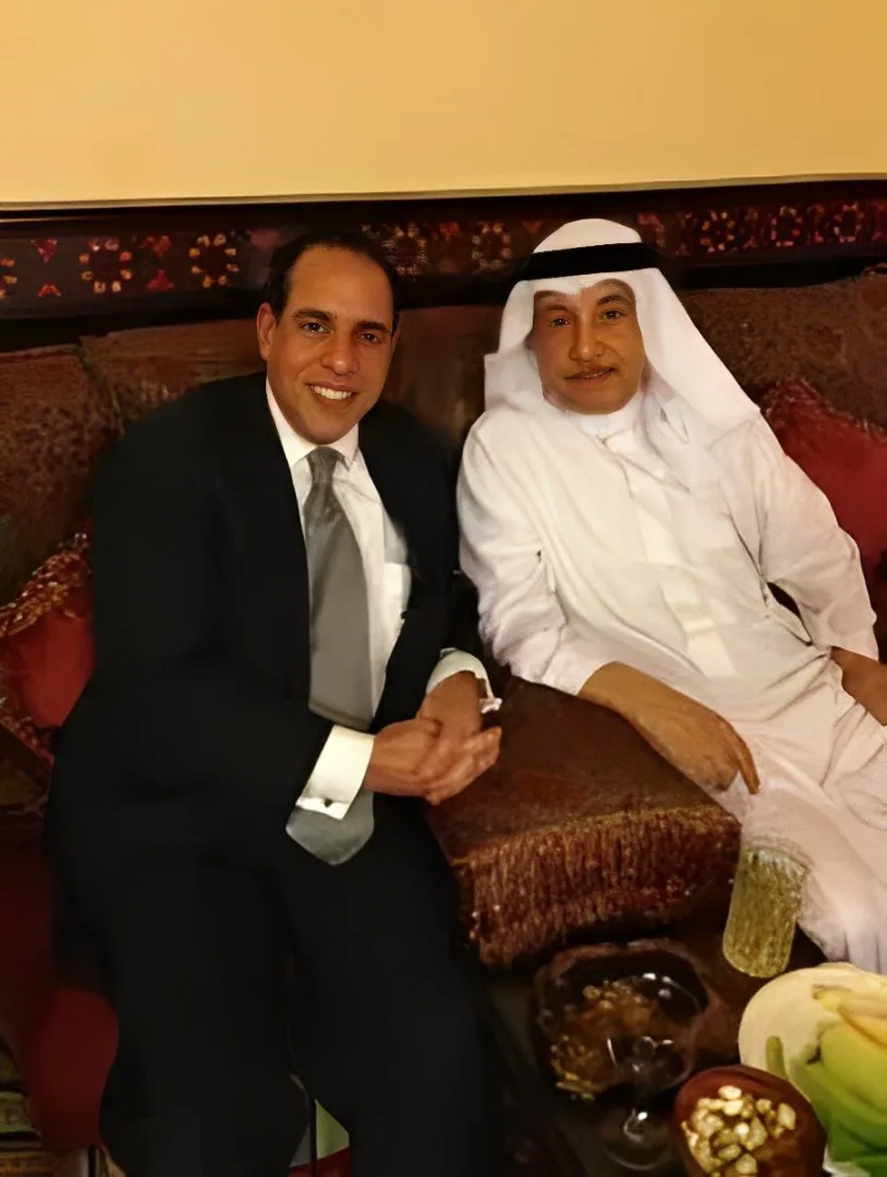 With Dr. Herbish, founder of the renal dialysis center in Saudi Arabia